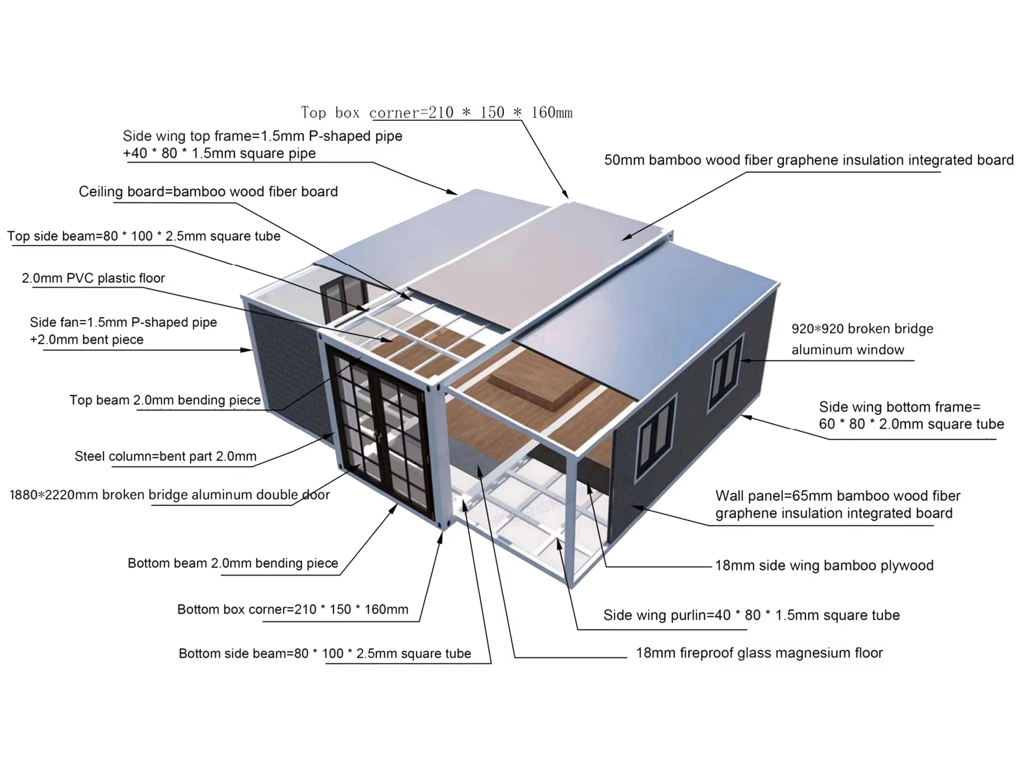 Luxury Steel Expanadable Home